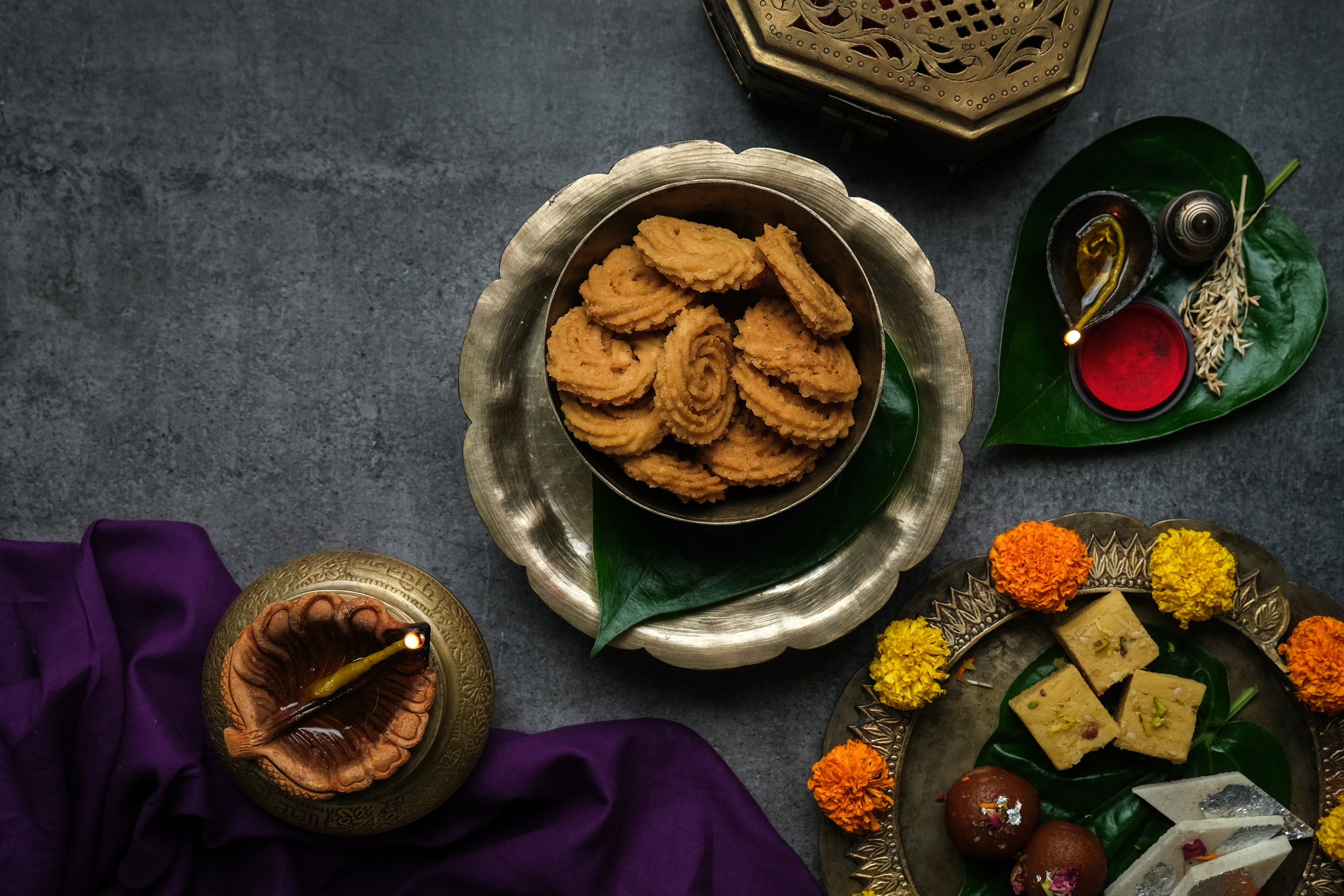 Assorted Traditional Indian Snacks